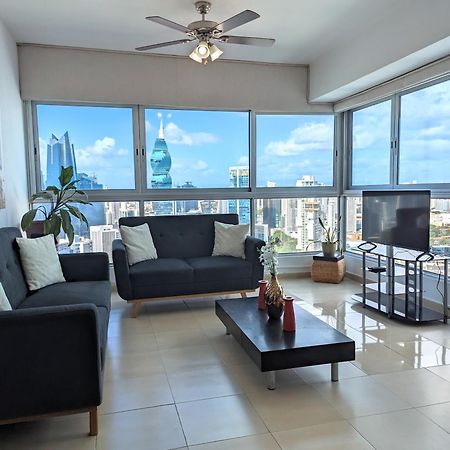 Yc 3602 L Apartamento 2Br En Av Balboa Panamaváros Kültér fotó