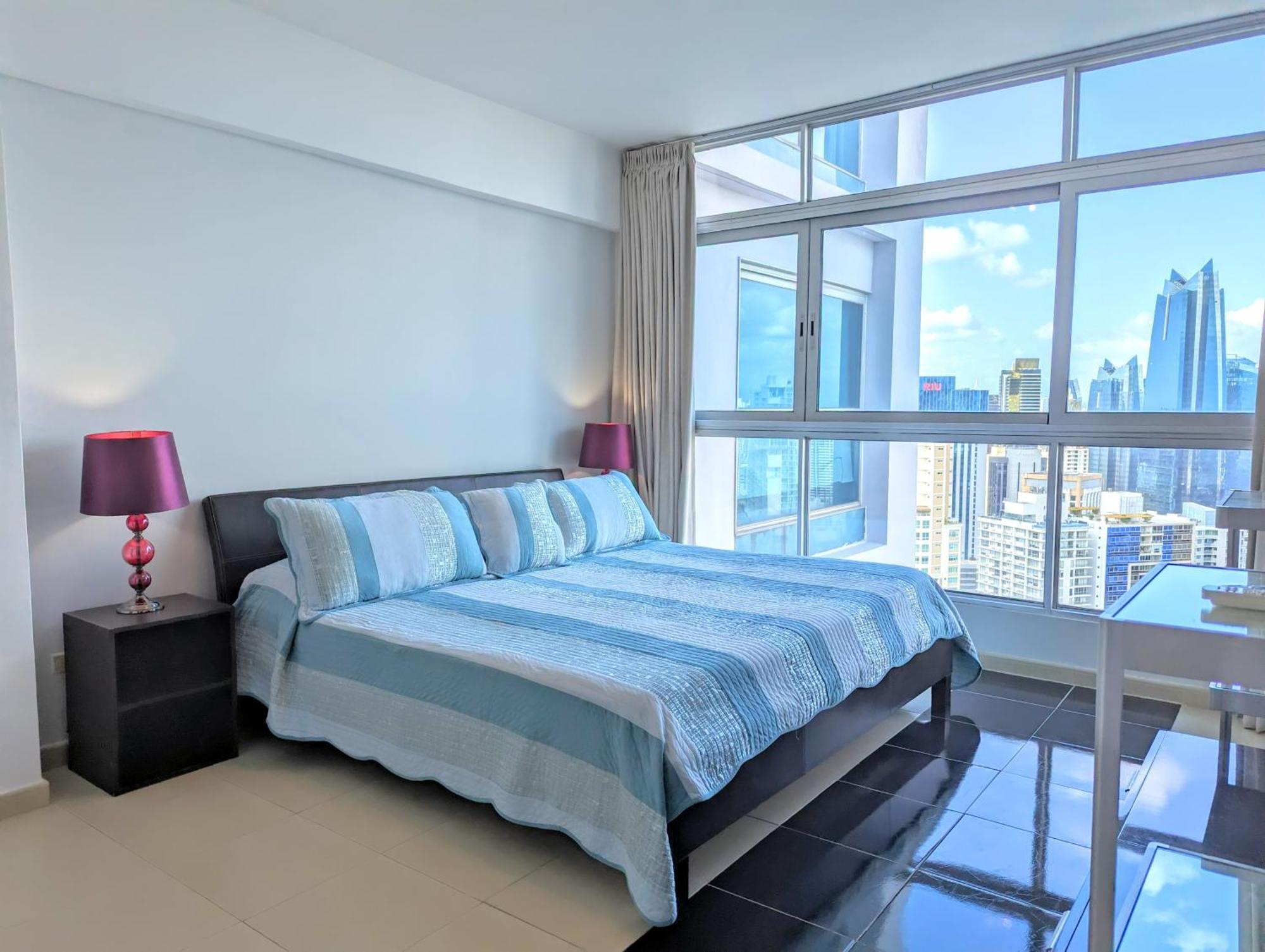 Yc 3602 L Apartamento 2Br En Av Balboa Panamaváros Kültér fotó